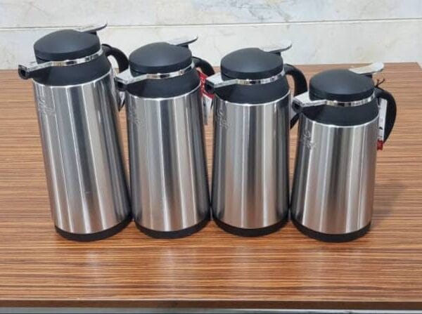فلاسک داخل شیشه بدنه استیل