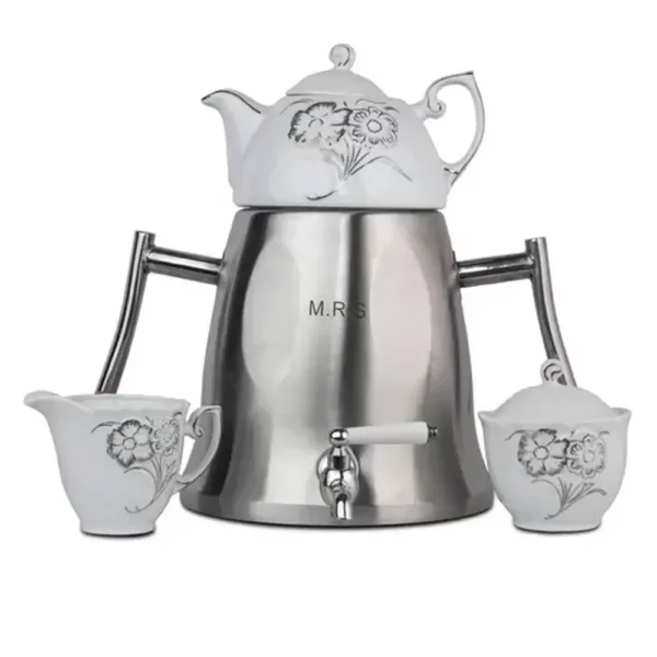تخفیف کتری و قوری MRS طرح گلدار
