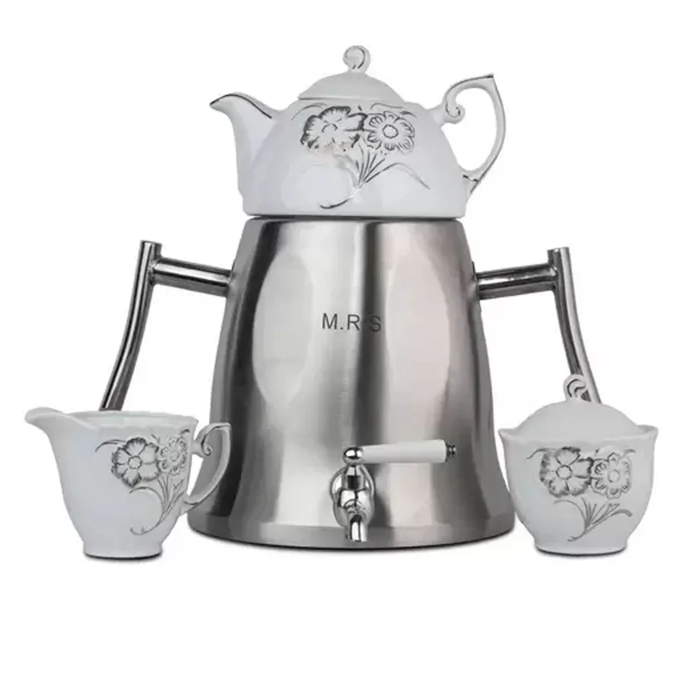تخفیف کتری و قوری MRS طرح گلدار