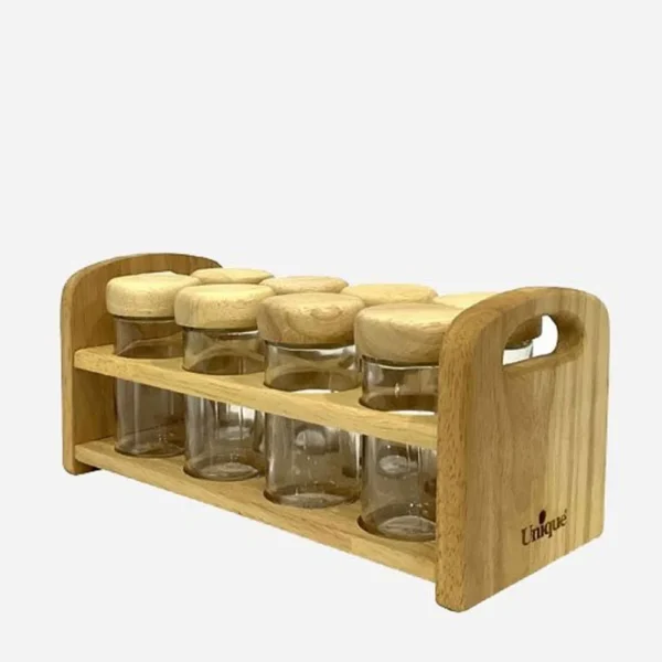 اصل ادویه 8 تایی مستطیل تخت مدل 6123