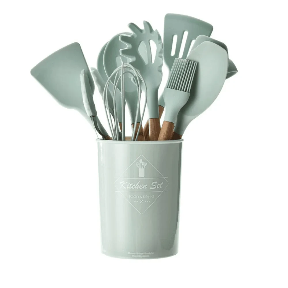 خرید سرویس کفگیر و ملاقه 12 پارچه مدل KITCHEN SET