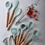 اصل سرویس کفگیر و ملاقه 12 پارچه مدل KITCHEN SET