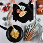 اصل سرویس کفگیر و ملاقه سیلیکونی