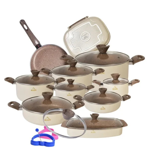تخفیف سرویس پخت و پز 21 پارچه وون طرح ترک مدل 03