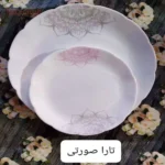 جدیدترین سرویس غذا خوری 26 پارچه قالب نیلوفری گرد (Desini)