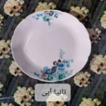 محبوب سرویس غذا خوری 26 پارچه قالب نیلوفری گرد (Desini)