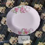 اورجینال سرویس غذا خوری 26 پارچه قالب نیلوفری گرد (Desini)