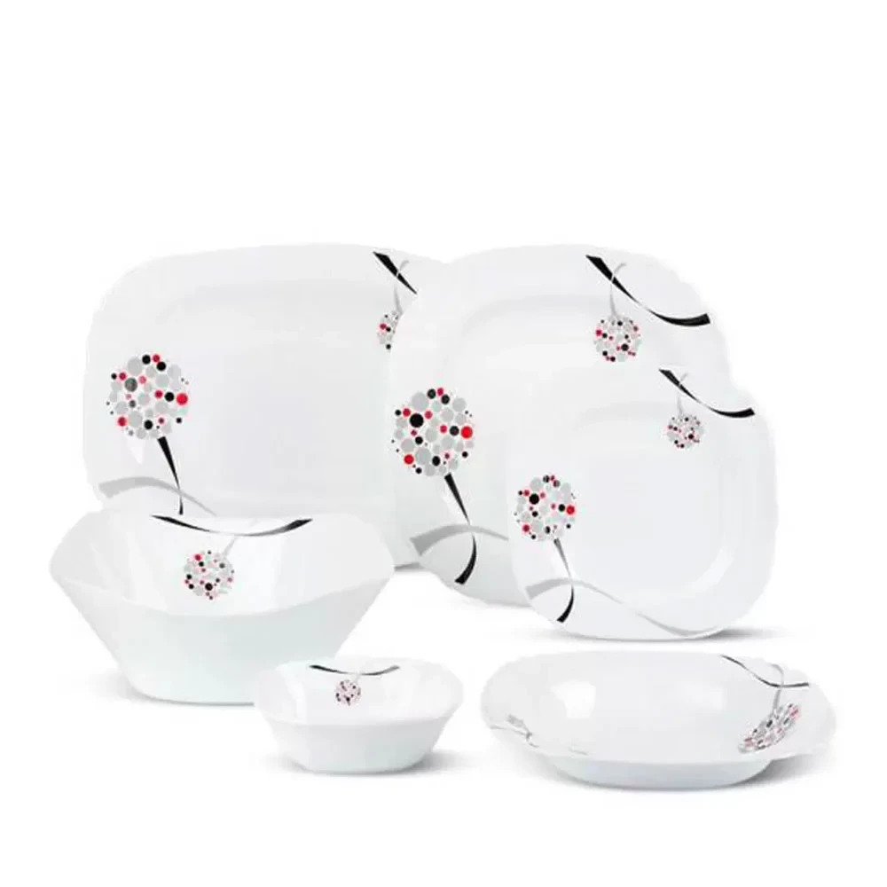 اصل سرویس غذا خوری 26 پارچه دسینی مربعی (Desini)