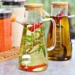 ظرف نگهداری روغن پیرکس ۹۰۰ میلی لیتر