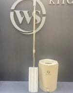 تی زمین شوی WS550 گرد سطل دار با ۳ عدد پد میکروفایبر