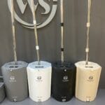 تی زمین شوی WS550 گرد سطل دار با ۳ عدد پد میکروفایبر