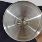 کتری لوله دار قیطاسی 3.5 لیتری مدل 40207 کف چدن دسته چوب مات