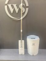 تی زمین شوی WS550 گرد سطل دار با ۳ عدد پد میکروفایبر