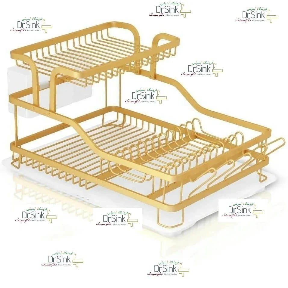 آبچکان رومیزی تمام آلومینیوم یک و نیم طبقه ضد زنگ لوتوس