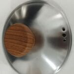 کتری لوله دار قیطاسی 3.5 لیتری مدل 40207 کف چدن دسته چوب مات