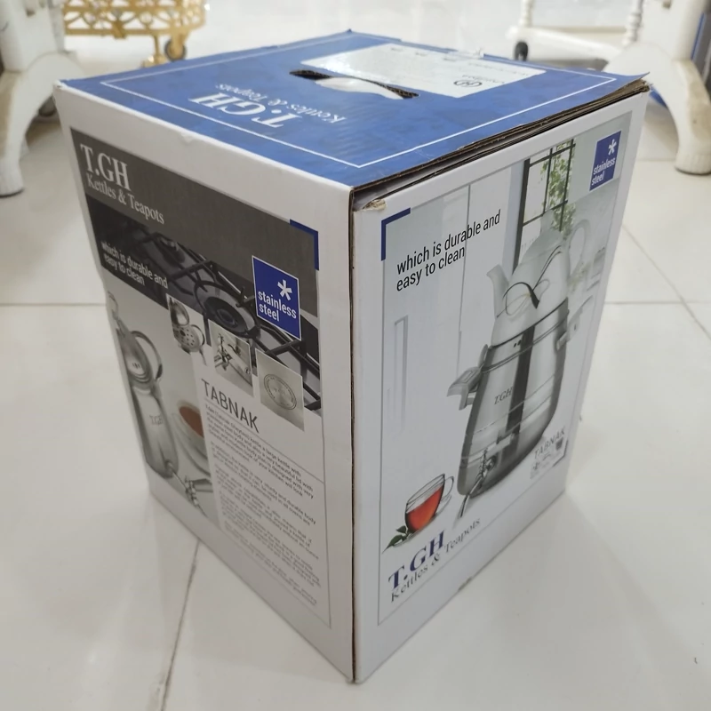 کتری و قوری استیل 5 لیتر قیطاسی TGH کد 5087 با ارسال رایگان